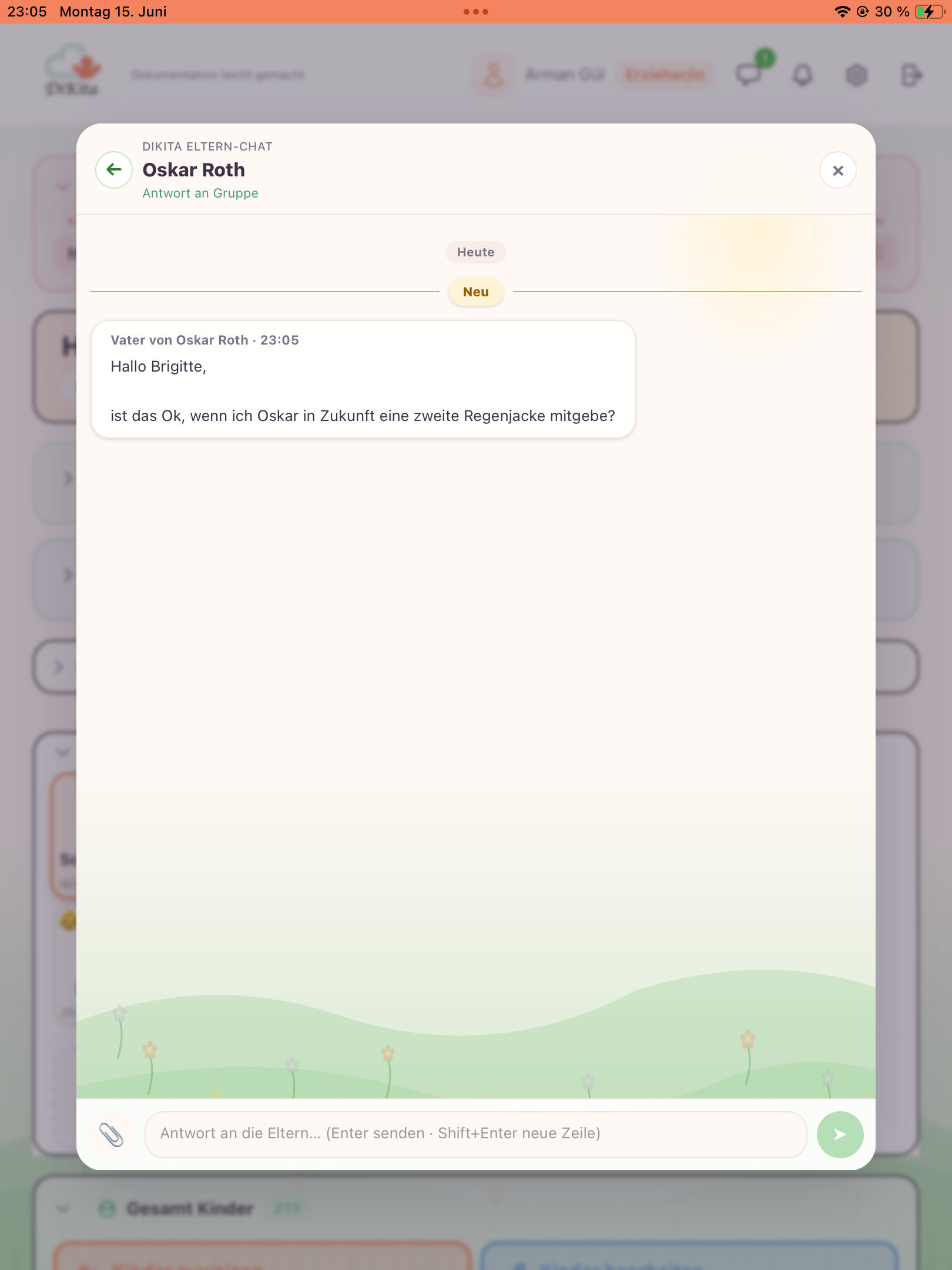 DiKita Erzieher-App – Ansicht 8